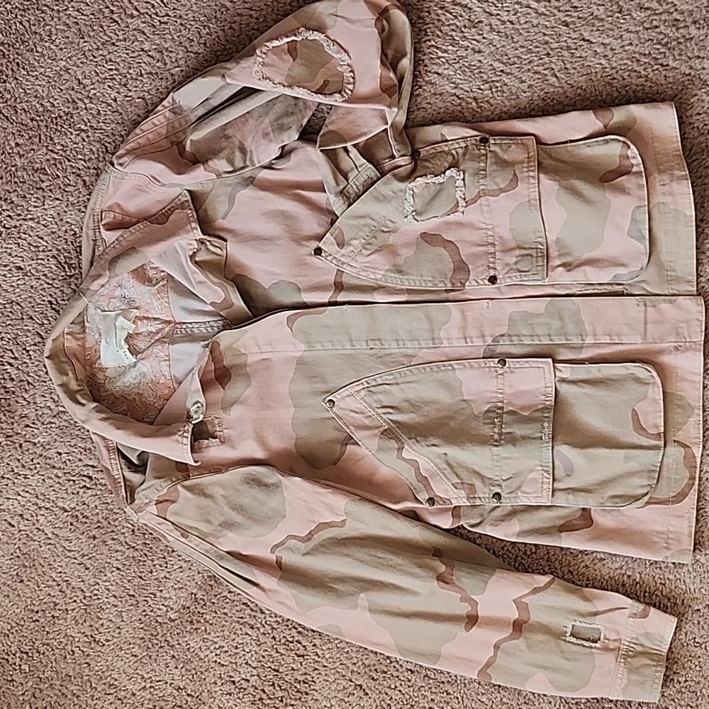 Anthropologie Camo Jacket
